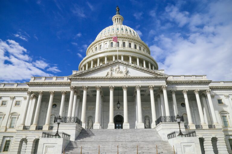 The US Capital Building during the American Rescue Plan Act